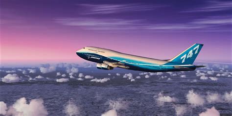 Download 747 Airplane Over skies Wallpaper | Wallpapers.com