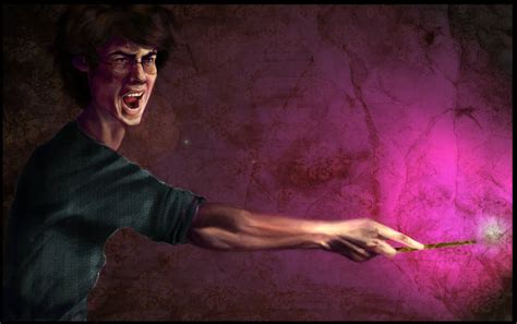 Harry Using Crucio by Silvaticus on DeviantArt