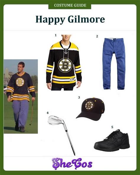 The DIY Guide of Happy Gilmore Costume | SheCos Blog | Grandma clothes ...