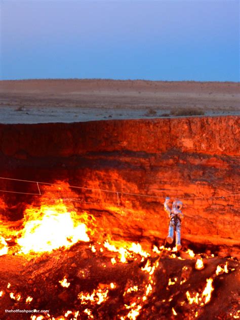 Darvaza Gas Crater (Fire in the Hole!) | Glitter phone wallpaper ...