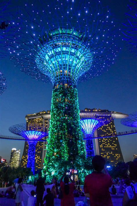 Gardens by the Bay - Singapore - Light Show | Three Great Li… | Flickr