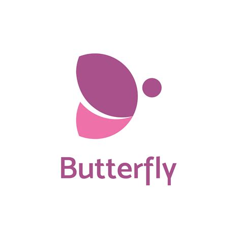 Butterfly logo vector By Imaginicon | TheHungryJPEG