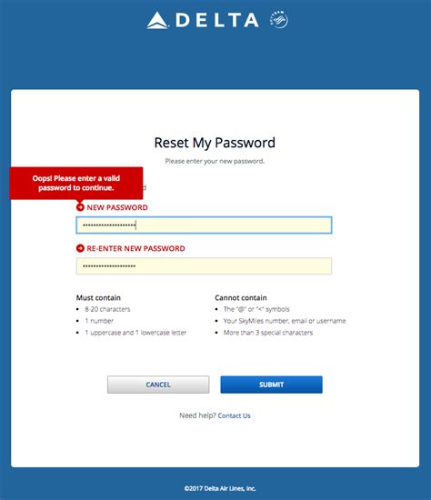 Password Requirements Shaming — Delta Airlines Dubious Decisions by ...