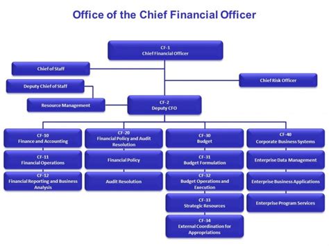 Office of the Chief Financial Officer Organization Chart | Department ...