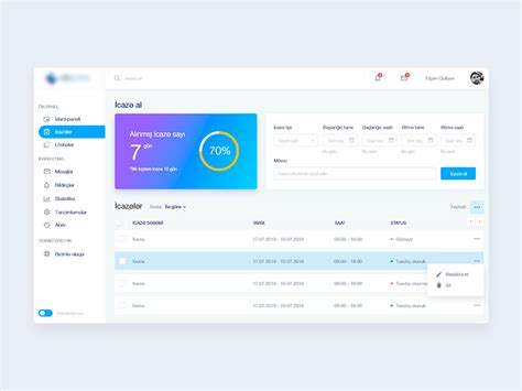 Company dashboard design by Elshan Guliyev on Dribbble