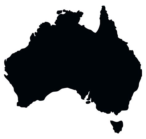 Australia,country,map,outline,shape - free image from needpix.com