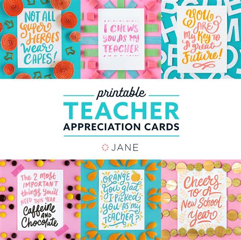 Free Teacher Appreciation Printable