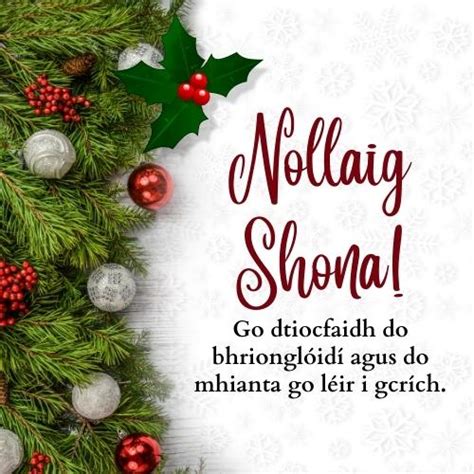 51+ Ways to Say Merry Christmas In Irish Gaelic