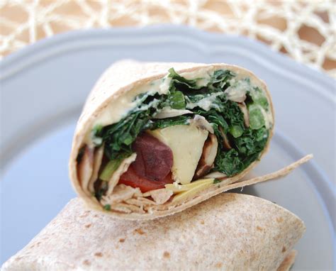 The Minnie Chef - Sauteed Kale and Mushroom Wraps