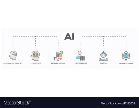 Ai banner web Royalty Free Vector Image - VectorStock