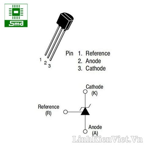 TL431 (TO92) – Linh kiện điện tử SMD