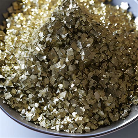 Difference between Pyrite Flakes and Gold Flakes