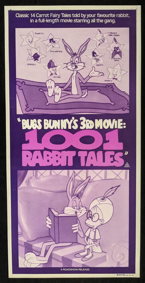 Lot - 1001 Rabbit Tales, Bugs Bunny's 3rd Movie 1982, Roadshow Release ...