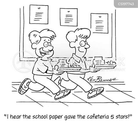 School Cafeteria Cartoons and Comics - funny pictures from CartoonStock