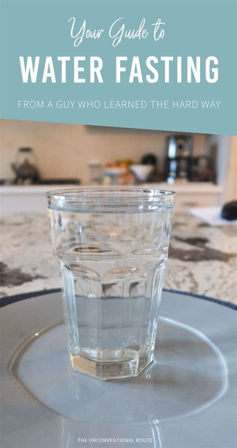 How to do a water fast – Artofit