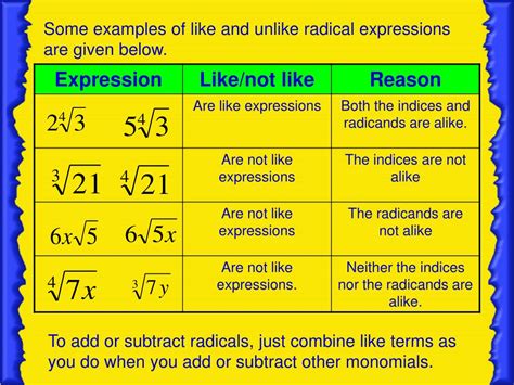 PPT - 6.3 Computing with Radicals PowerPoint Presentation, free download - ID:1101550