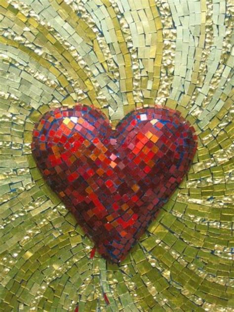 Heart mosaic | Mosaic, Heart art, Mosaic art