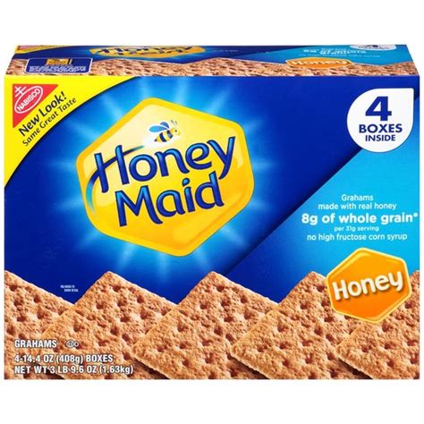 RITZ Honey Maid Graham Crackers, 4 x 14.4 oz (14.4 oz) - Instacart