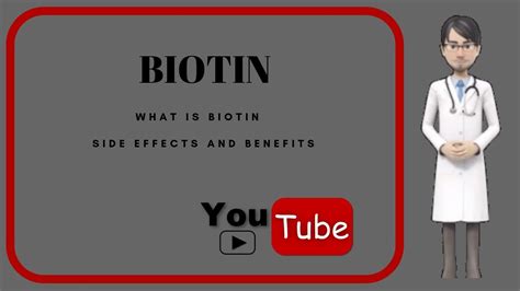 What is biotin?. Side effects, uses, warnings and contraindications of biotin - YouTube