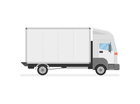 Moving Truck Clipart ~ easy drawing