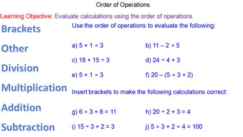 BODMAS and the Order of Operations - Mr-Mathematics.com