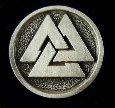 Valknut Button. The Valknut is an ancient Norse symbol. It is often ...