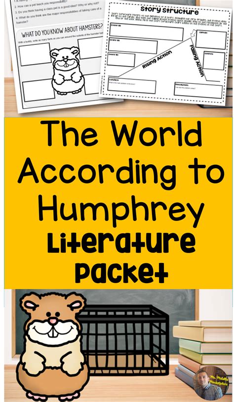 "The World According to Humphrey" by Betty G. Birney- Book Study for ...