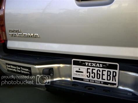 Who here has a Texas Come and take it license plate? - AR15.COM