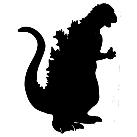 Godzilla Silhouette Vector Free - ClipArt Best