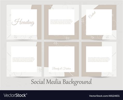 Social media branding template Royalty Free Vector Image