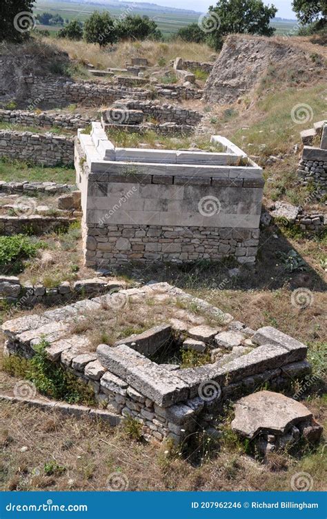 Palace House, Troia VI, 1700BC-1200BC, Troy, Hisarlik, Canakkale ...