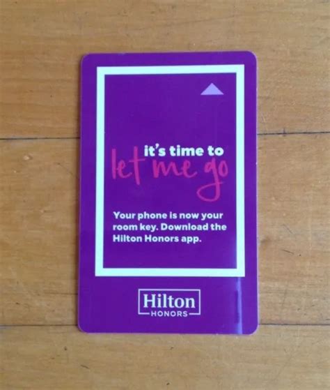 HILTON HOTEL ROOM Key Card RFIDIts Time To Go! £8.47 - PicClick UK