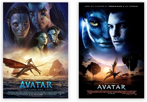 Amazon.com: 2022 Avatar 2 The Way Of Water Avatar 1 Movie Poster ...