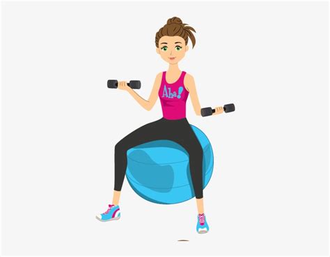 Fitness Cartoon Png Image Download - Exercising Cartoon Images Png ...