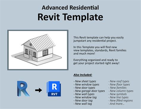 Advanced Residential Revit Template - Etsy