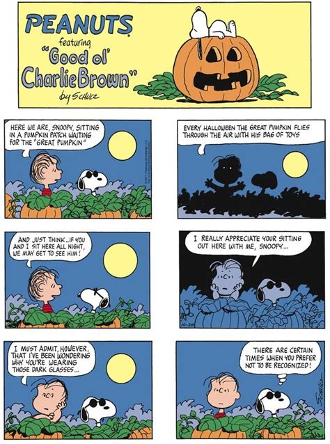 Peanuts for 10/28/2018 | Charlie brown comics, Snoopy halloween, Snoopy ...