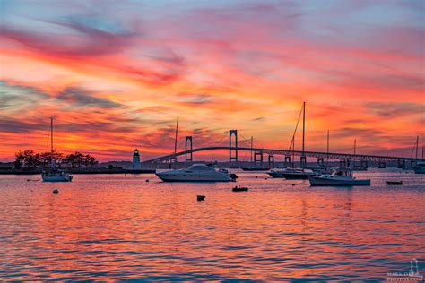 Newport Chair Sunset — Mark Dalmeida Photography