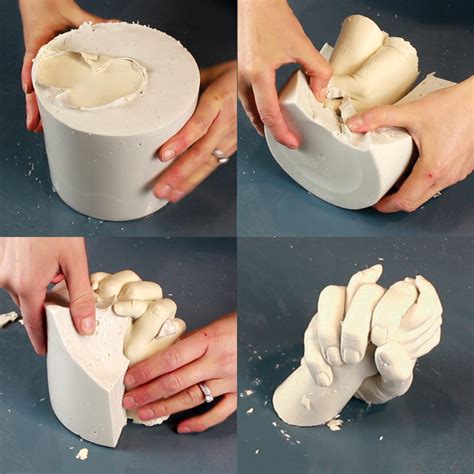 Holding Hands Couples 3D Casting Kit (ideal for 2/3 hands) | Casting Kits