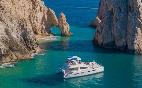 Hop in the water off a luxury catamaran at two of Cabo’s premier snorkeling destinations ...