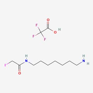 Aminoheptyl iodoacetamide | C11H20F3IN2O3 - PubChem