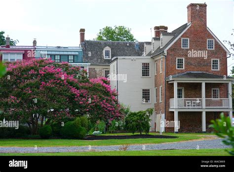 CHESTERTOWN, MD -17 AUG 2019- View of the historic town of Chestertown, Maryland, United States ...