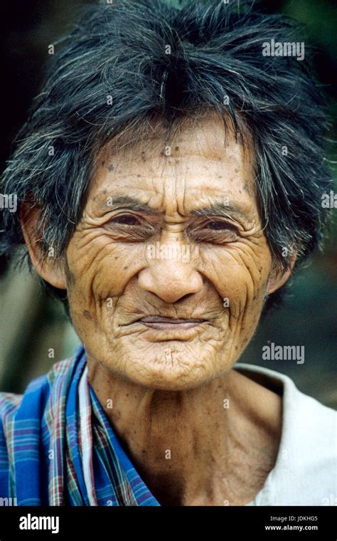 Indonesia, Sulawesi, old man, portrait,, Indonesien, Alter Mann, Porträt Stock Photo - Alamy