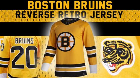 Boston Bruins Reverse Retro Adidas NHL Jersey - YouTube