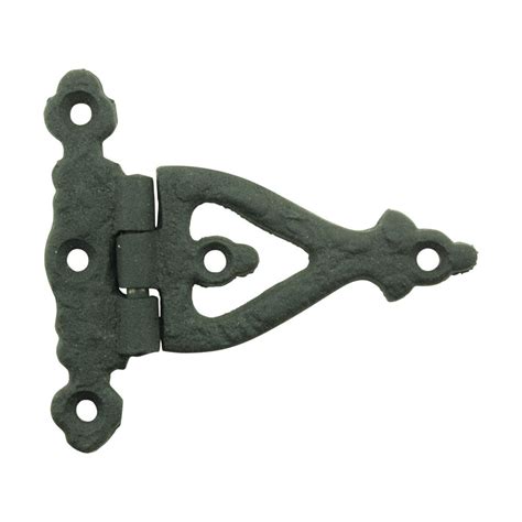 3 Inch Black Wrought Iron Door Hinge Strap RSF Finish Barn Door Hinges - Walmart.com - Walmart.com