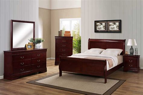 Cherry Bedroom Set - The Furniture Shack | Discount Furniture - Portland OR