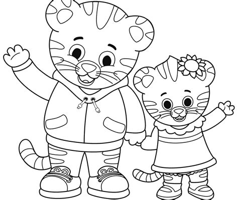 Daniel Tiger Coloring Pages - Free Daniel Tiger's Neighborhood Coloring Pages Printables