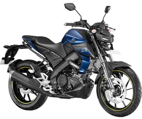 Yamaha MT15 Colors: Black, Dark Matt Blue - GaadiKey