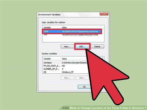 How to Change Location of the Temp Folder in Windows 7: 12 Steps