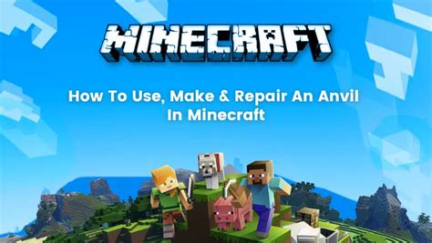 How to Use, Make, and Repair an Anvil in Minecraft - BrightChamps Blog