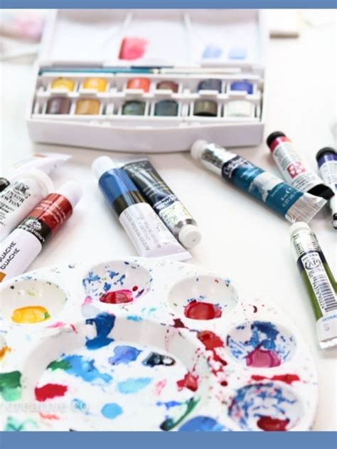 Watercolor supplies story - Ebb and Flow Creative Co